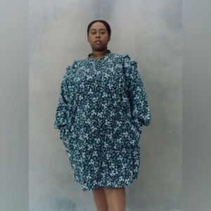 ERDEM X UNIVERSAL STANDARD BOTANICAL SHIRT DRESS